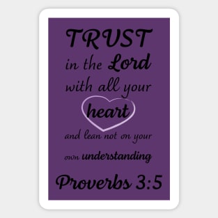 Proverbs 3:5 Sticker